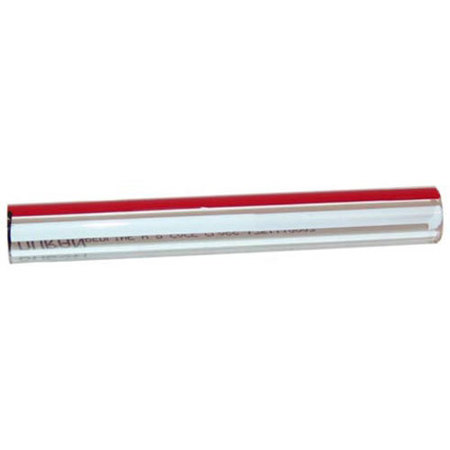 MARKET FORGE Tube, Glass-Red & White Stripe 97-6642